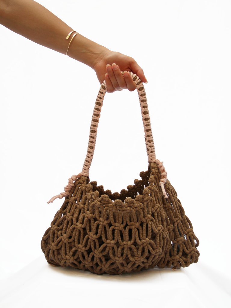 The Macrame Mini Shoulder Bag