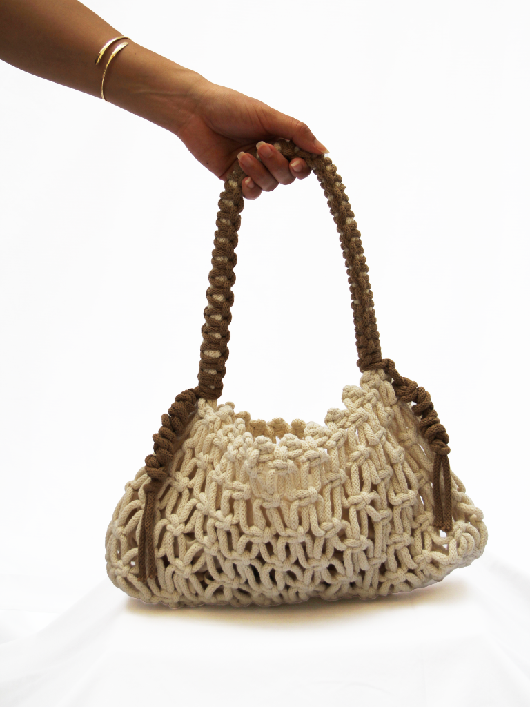 The Macrame Mini Shoulder Bag