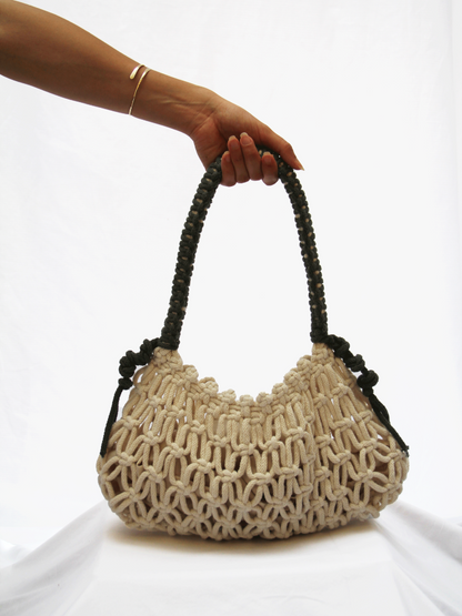 The Macrame Mini Shoulder Bag